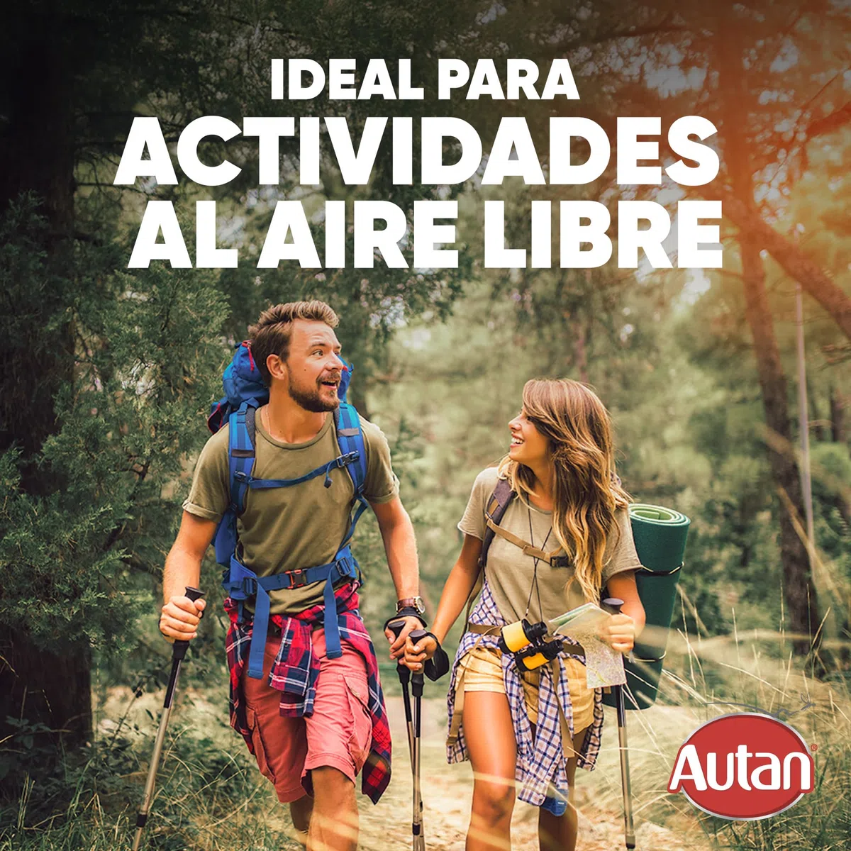 Autan, Pack de 2 Sport Aerosol, repelente multi insecto deportivo resistente al sudor (2 x 100 ml)
