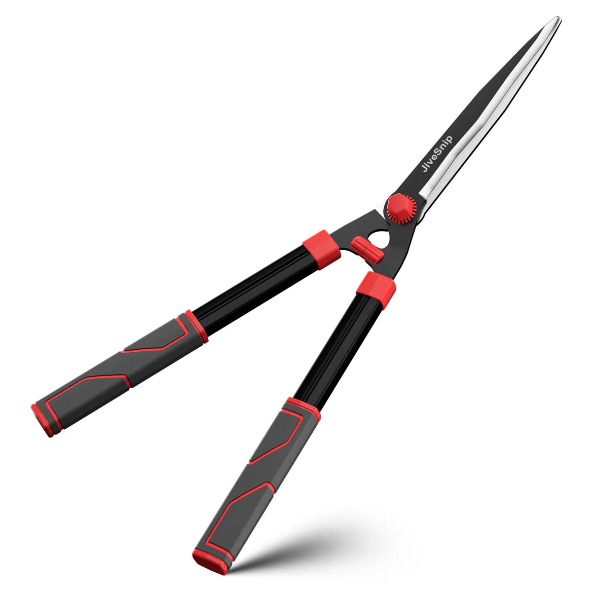 JiveSnip Tijeras Cortasetos de 23" Hedge Shears - Cuchillas de Acero al Carbono Muy Afiladas, Revestimiento Antioxidante, Tijeras de Jardín Ligeras Para Recortar Setos, Arbustos y Matorrales