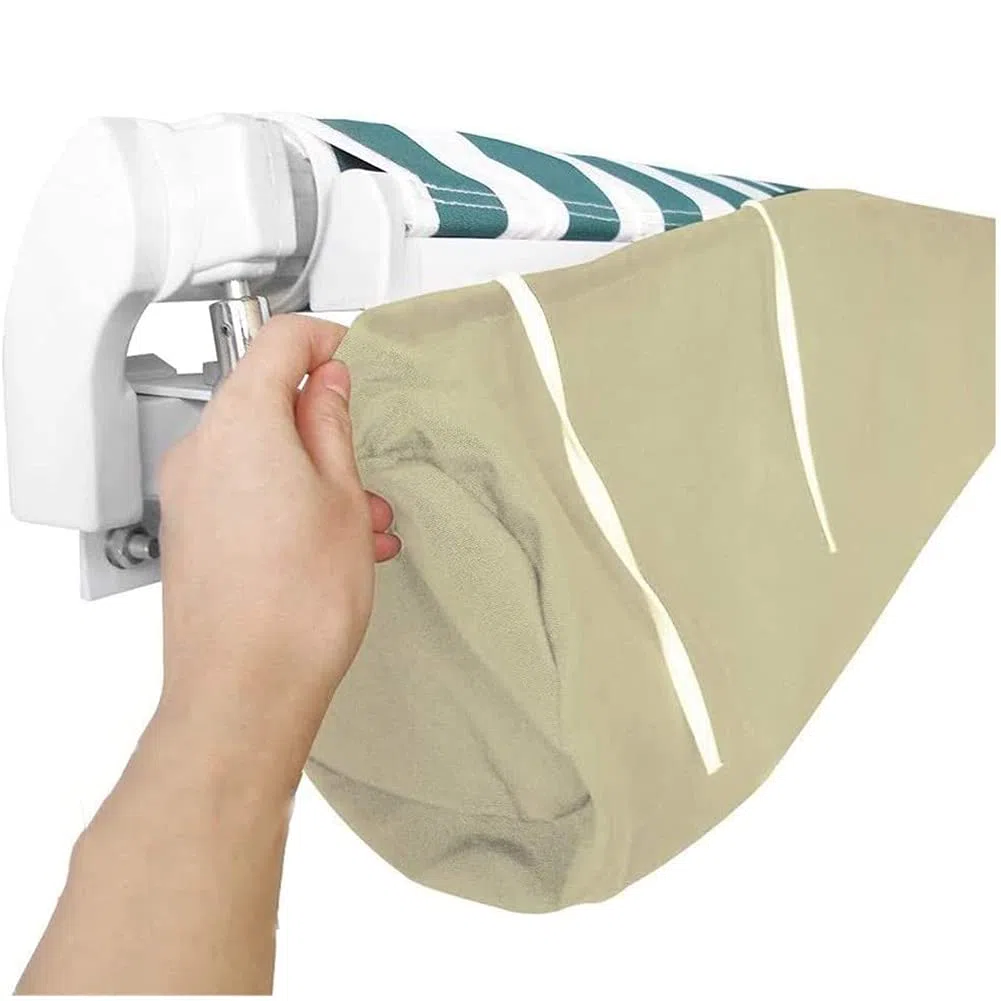 Funda Protectora Toldos, Cubierta De Toldo Pared, Retráctil Enrollable Protección Solar Impermeable contra la Nieve de Polvo, para Jardín Al Aire Libre y Patio (3.5)