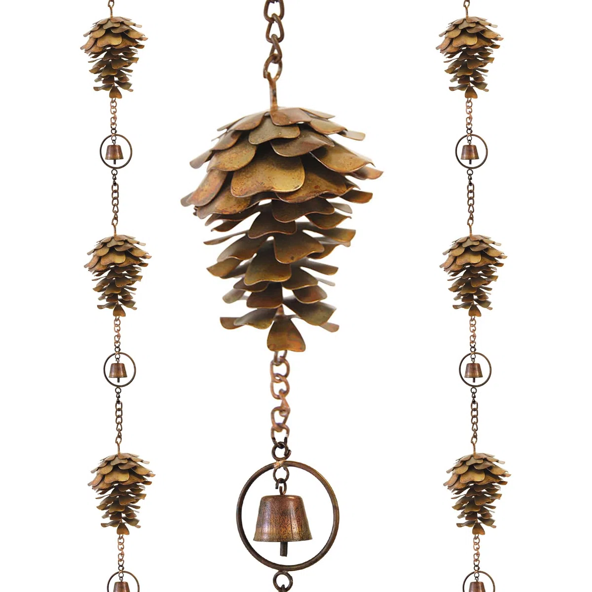 Cadena De Lluvia De Metal, Cadena De Lluvia Para Canalones, Vintage Campanillas De Viento, Cadena De Guía De Lluvia, Repuesto Para Canalones Bajantes, Sistema Colector De Lluvia, Decoración De Jardín