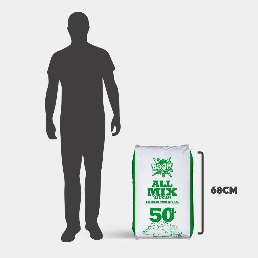 Sustrato Universal - Tierra para Plantas Apta para Todo Tipo de Cultivo | All Mix Boom (50 L)