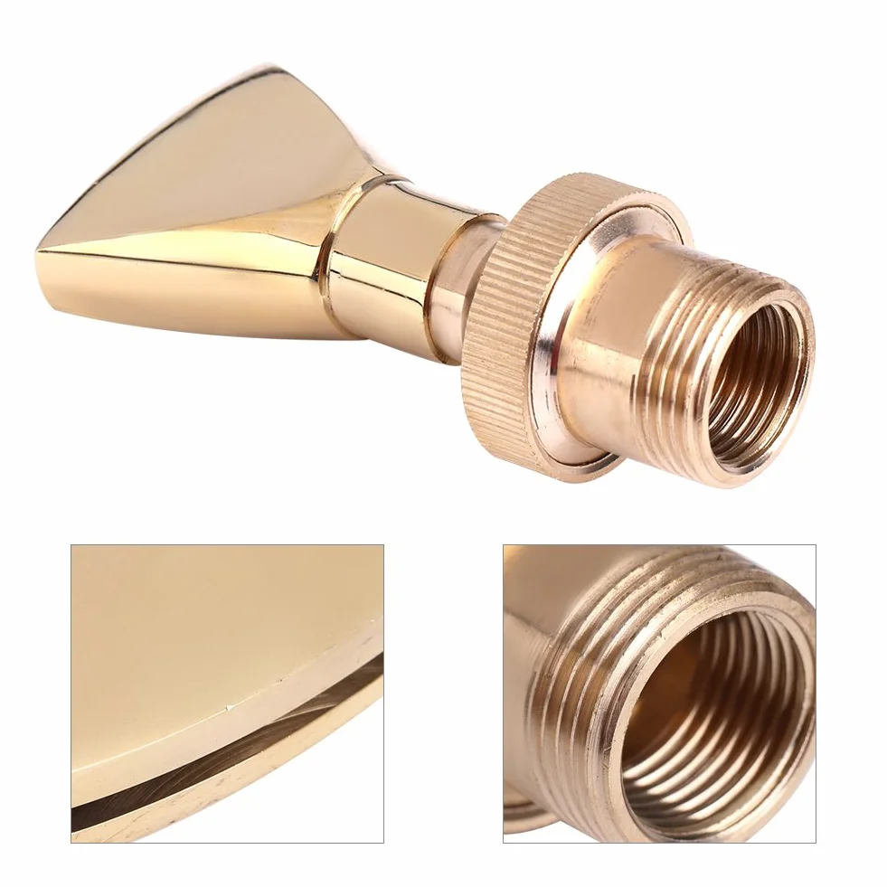 ASHATA Boquilla De Fuente Aspersor De Cortina De Agua DN15 G1 / 2 Rosca Interna DN20 G3 / 4 Diámetro Exterior