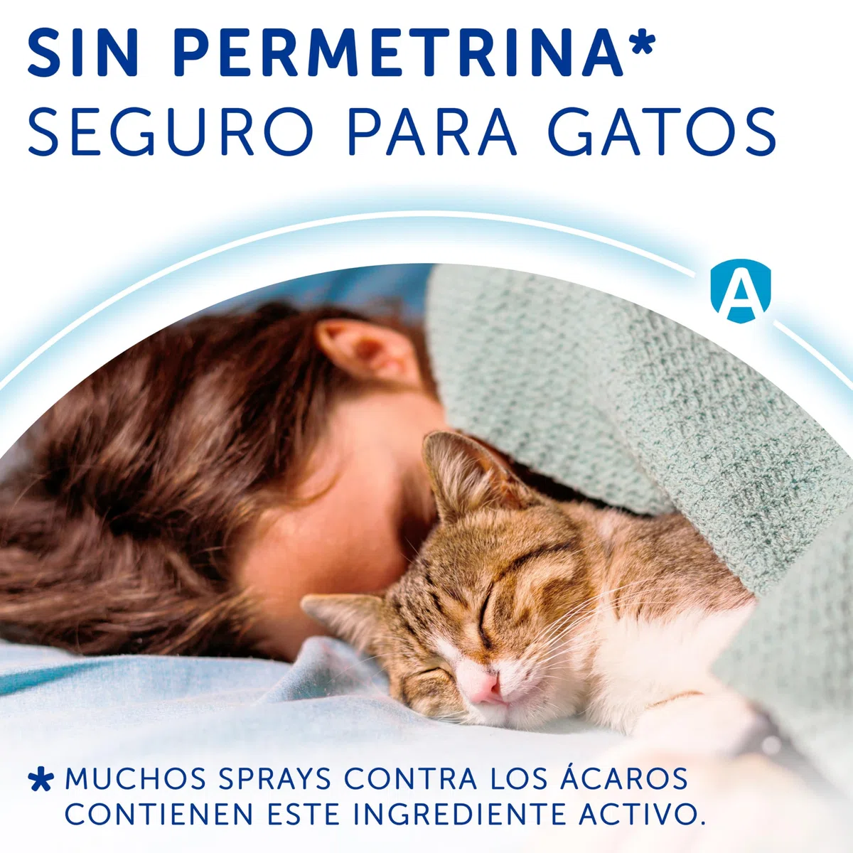 Allergoff Spray Antiacaros 400ml - No tóxico - Antiacaros para Colchon, Cama y Textiles - Para alérgicos - Eliminar los síntomas - Neutraliza alérgenos de acaros, animales domésticos, polen y moho
