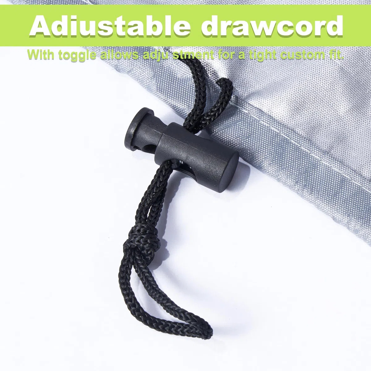 2 Piezas Funda para Sillas Apiladas de Jardin Impermeable Fundas Sillas Terraza Exterior con Cordón,210D Oxford Protectora Sillas para Patio Terraza,64x64x120/70CM (Gris)