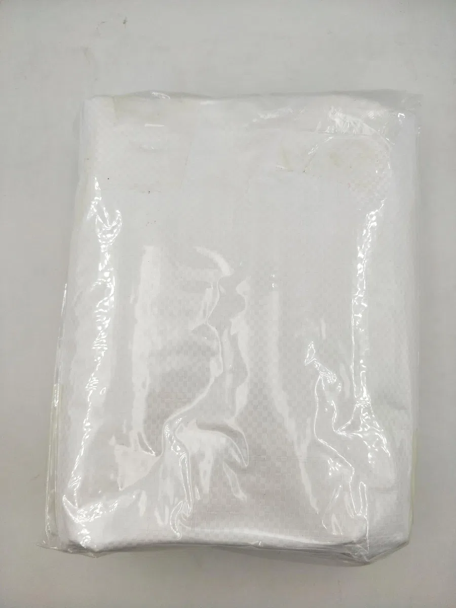 Sacos Escombros,Sacos para Escombros,15 Piezas Saco Tierra Jardin Blanco,Bolsas Multiusos de Polipropileno 102 x 60 cm para Transportar Cereales,Verduras,Arena,Escombros