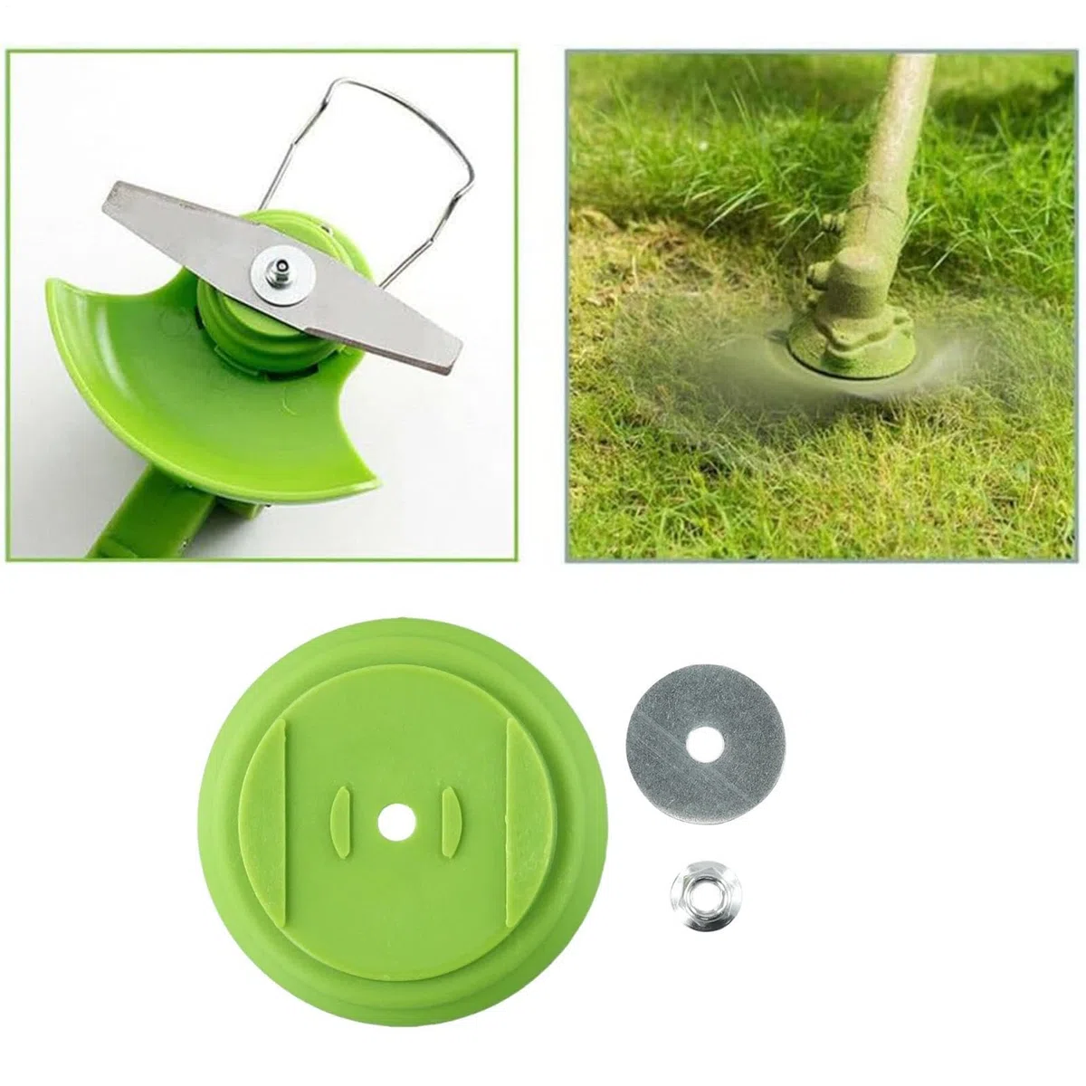 Genérico Cortacésped - Reemplazos para Tractores | Paquete 3 Placa ABS Guarda | Accesorios Herramientas Jardín, Protector Recortador Junta Tuerca