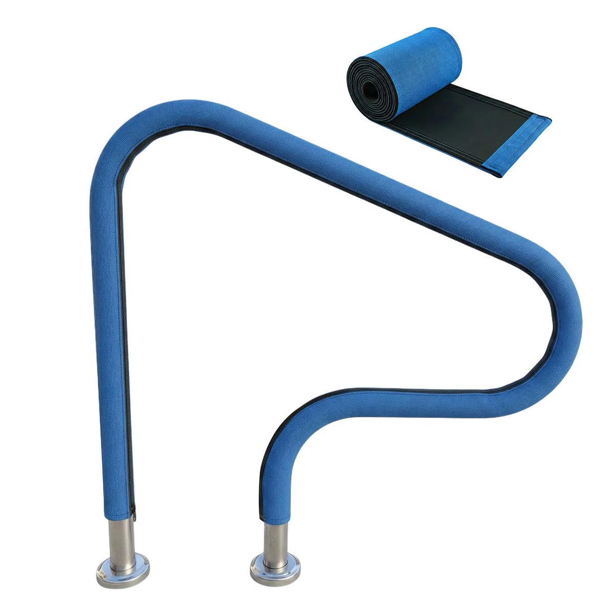 Funda Pasamanos Piscina con Cremallera 180cm, Cubierta Pasamanos Piscina, Cubierta Protector Barandilla Piscinas, Cubiertas de Seguridad para Piscinas, para Parques Acuáticos y Spas