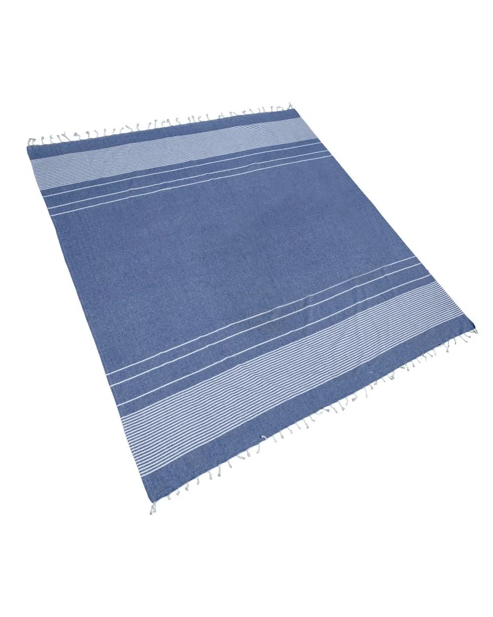 SUN & SURF Gran Foulard de Playa Premium XXL Modelo C 210x240cm | 100% Algodón Grueso Manta Picnic Ideal para Gran extensión Playa, Montaña y Multiusos Hogar y Mascotas