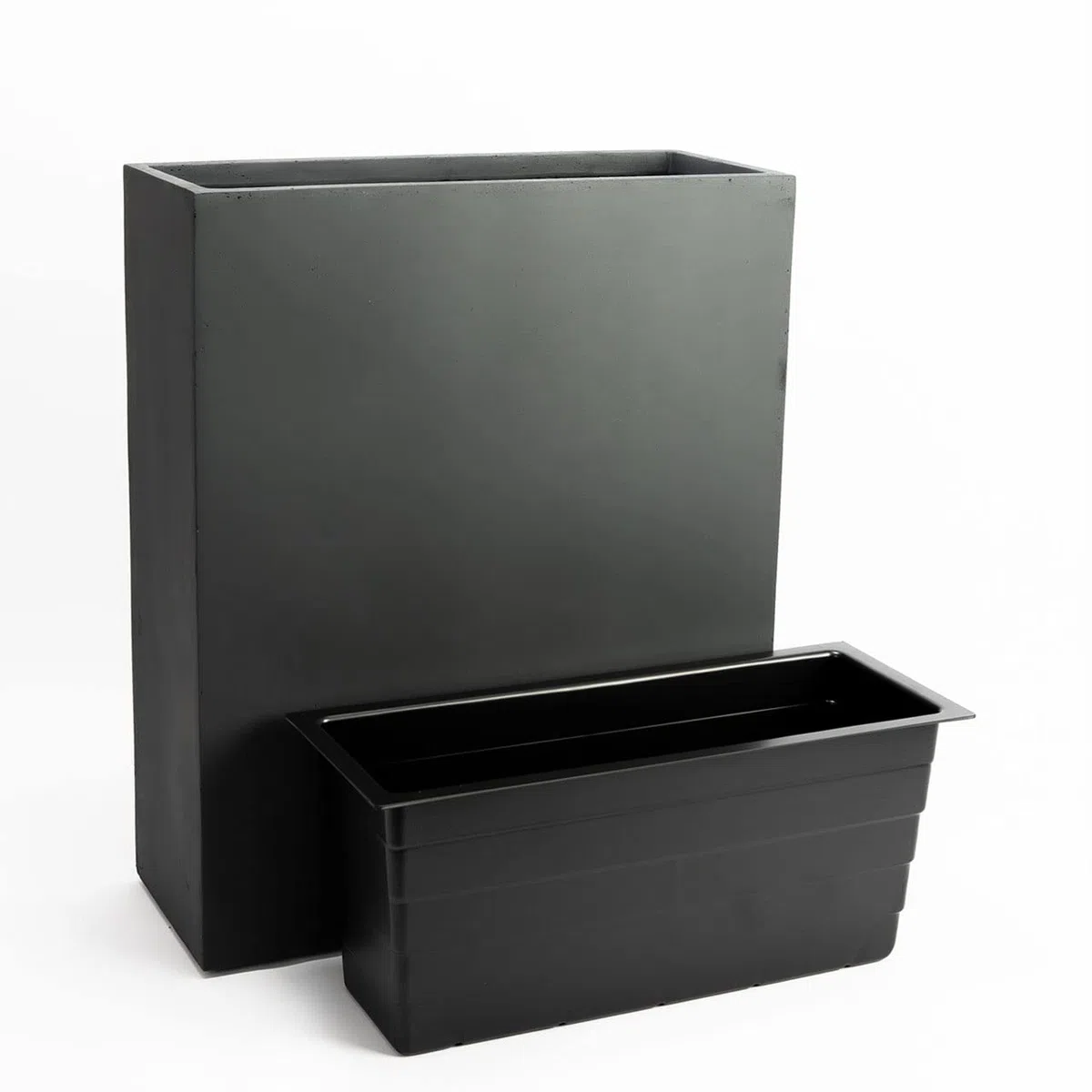 Pflanzwerk® Pieza para Macetero Pieza de plástico para Todos los Divider 72x60x25cm *Resistente a Las heladas* *Resistente a Rayos UV* *Producto de Calidad*