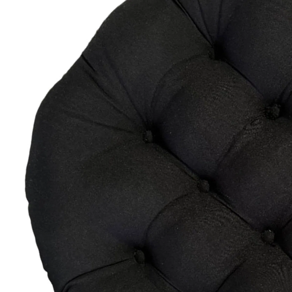 Cojín de Asiento Acolchado Grueso para Mecedoras, Sillas Colgantes Y Sillones; Acolchado Cómodo para Mecedoras, Sillas Colgantes, Jardines Y Salas de, Negro