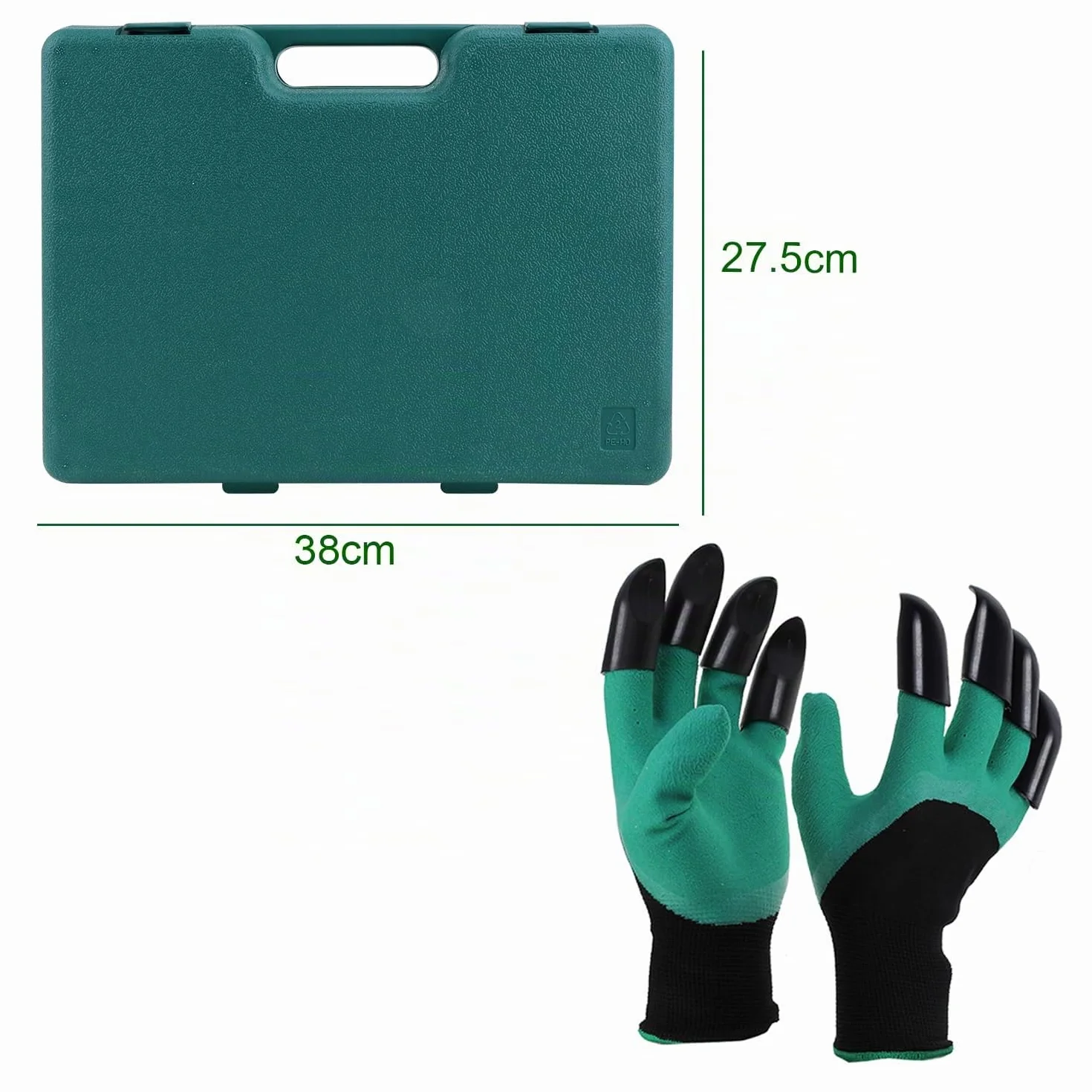 Herramientas de Jardinería Kit 11 Piezas Juego De Herramientas jardinería con Funda de Transporte con Guantes de Jardin
