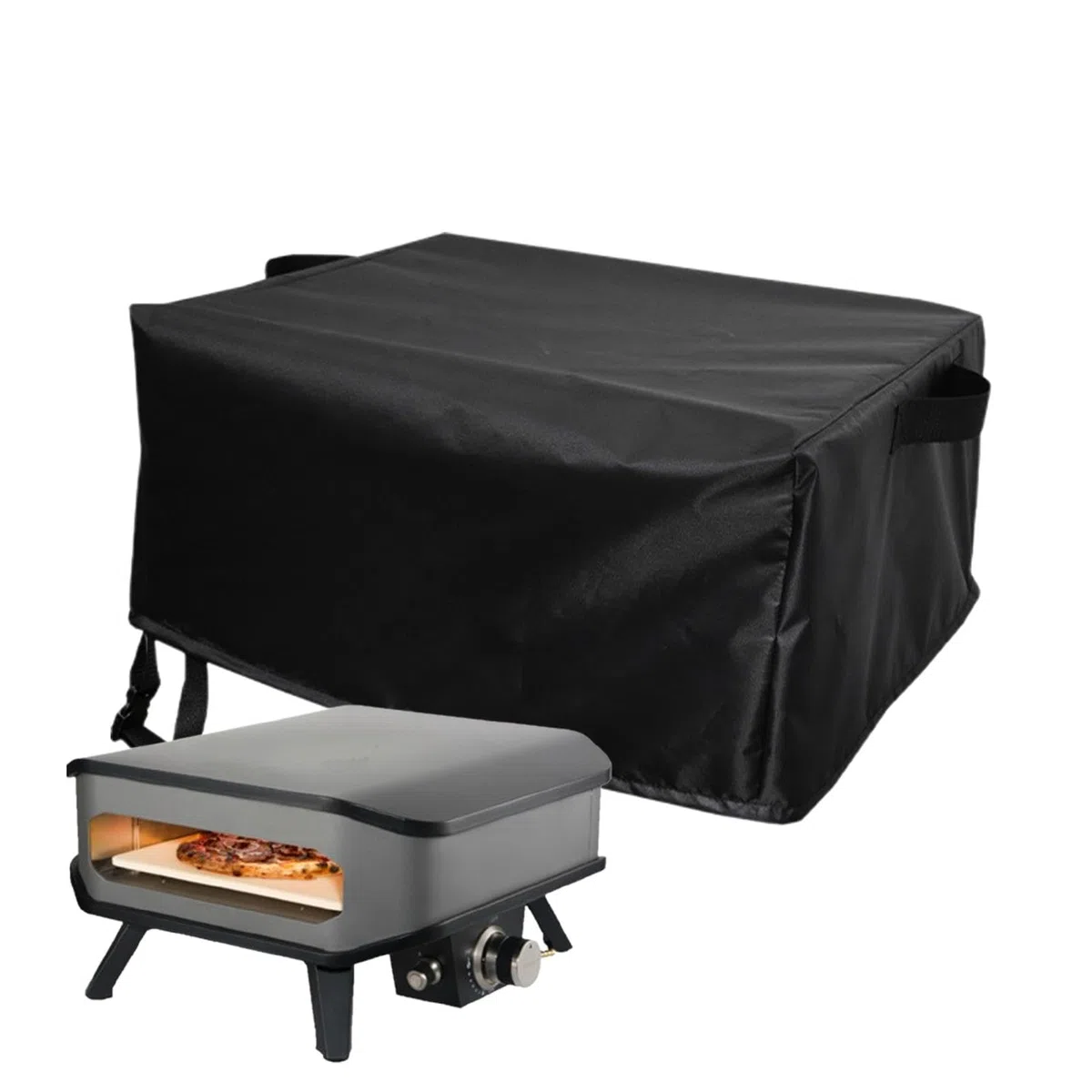 Pizza Oven Cover | Waterproof Pizza Oven Cover | Adjustable Grill Cover | Dust Proof Pizza Oven Covers | This Cover Extends the Life of Your Appliance and Maintains Its Readiness for Use.
