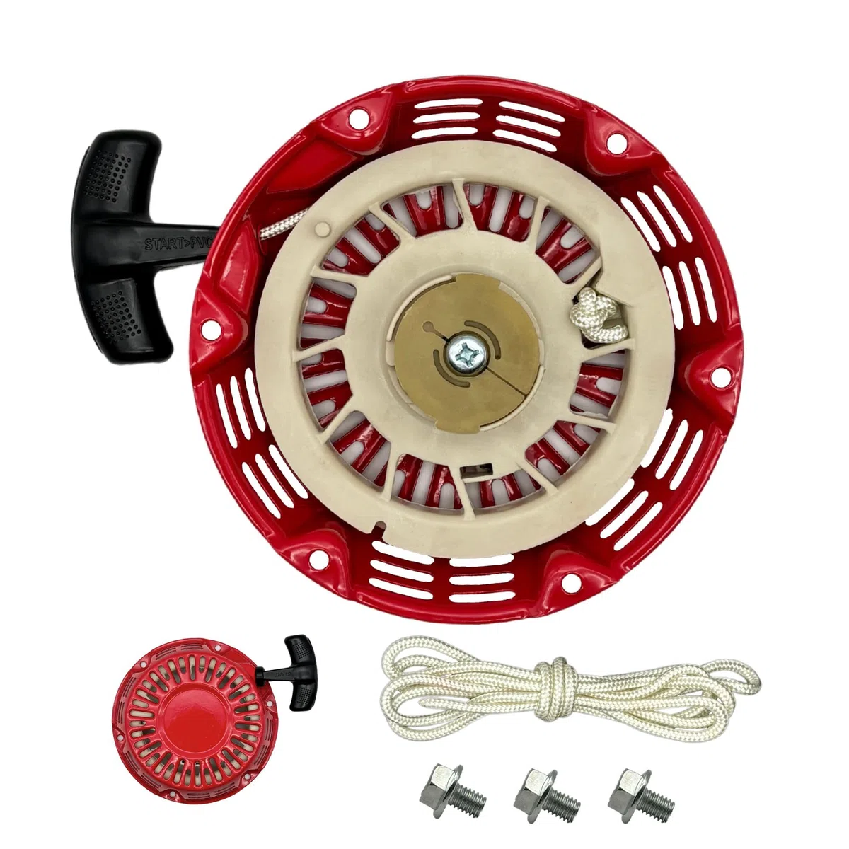 Rewind Starter Pull Start Assembly con cuerda de tracción GX160 para Honda GX120 GX160 GX200 28400-ZH8-013ZA 28400-ZH8-13YA, Oregon 31-052