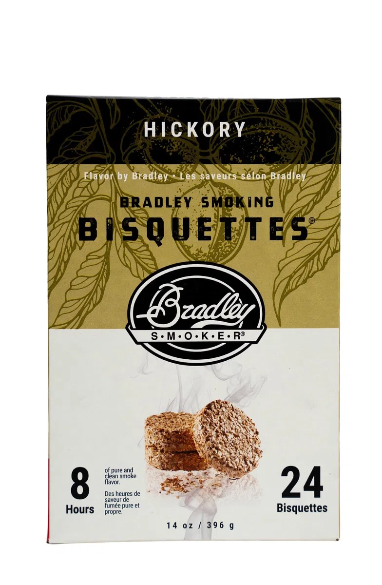 Bradley Hickory fumadores BISQUETTES (24 unidades)