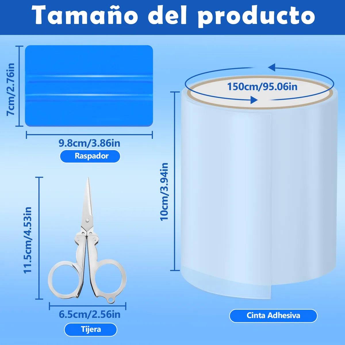 Nepfaivy Parches Piscina - Kit Pinchazos Piscina Impermeable PVC 10 x 150 cm - Kit Reparación Piscina de Sellado Flexible para Piscina, Piscina Infantil, Colchón Hinchable, Liner Piscina