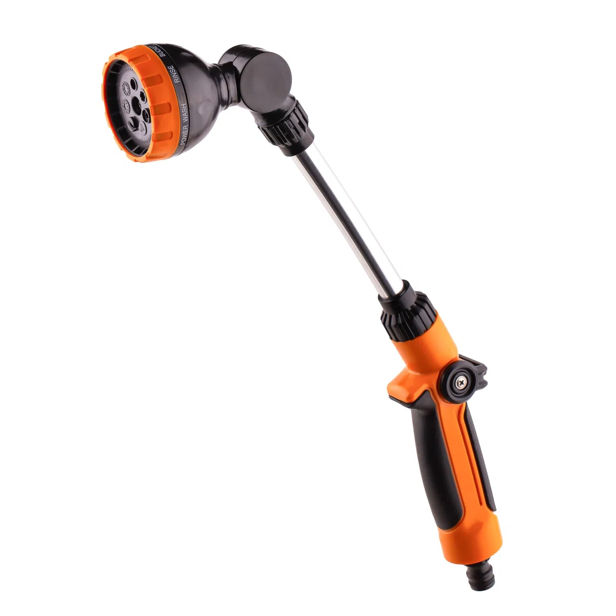 MIVOS Lanza de Riego para Jardín - 45 cm de Largo - Lanza de Jardín con Mango - Varita mágica de Riego con 7 Funciones para Macetas colgantes y Arbustos - Boquilla ajustable - Lanza pulverizadora