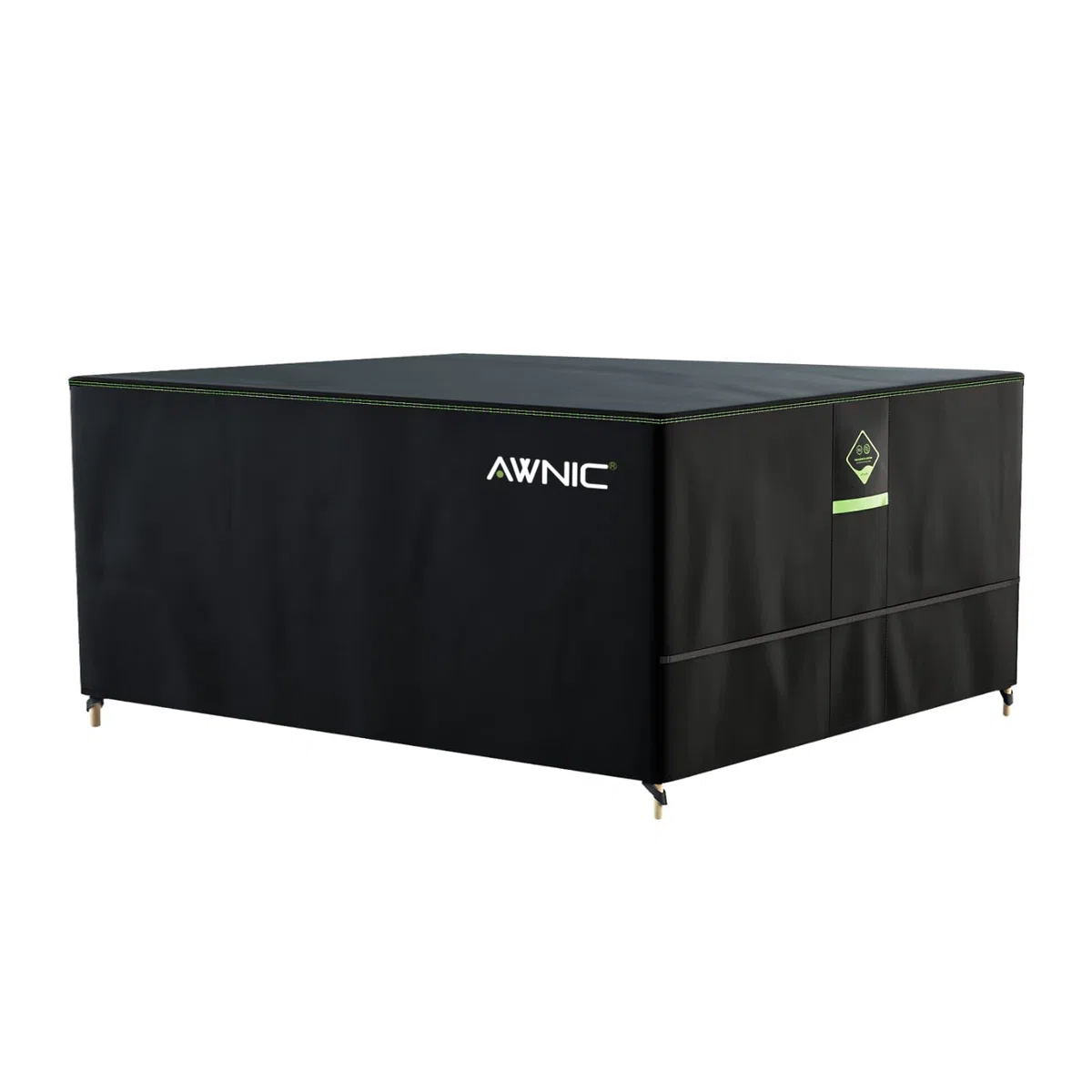 AWNIC Funda para Mesa Exterior Impermeable, Resistente a los Rayos UV y a los Desgarros Funda Protectora Muebles Jardin, AlicanTex Tecnología Resistente a la Intemperie Funda Mesa Jardin 130x75x71cm