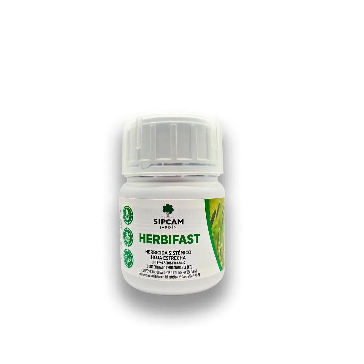 Herbicida para Malas Hierbas HERBIFAST de Hoja Estrecha MUY EFICAZ | 125 ml para diluir en 31 litros de Agua | Acción Sistémica y Rápida Absorción | Ideal Huertos y Cultivos Hortícolas | Nexum Market