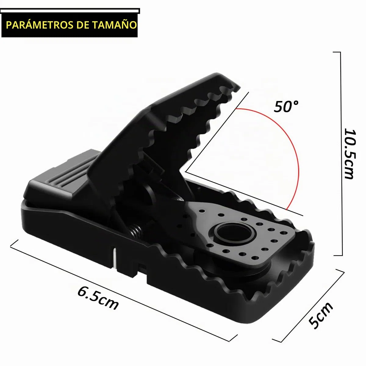 Trampas para Ratones, (Paquete de 6) Trampas para Rata Ratón de Respuesta Rápida Control de Roedores Asesino de Ratón Trampa de Rat Reutilizable Fácil Ratonera Snap Trap