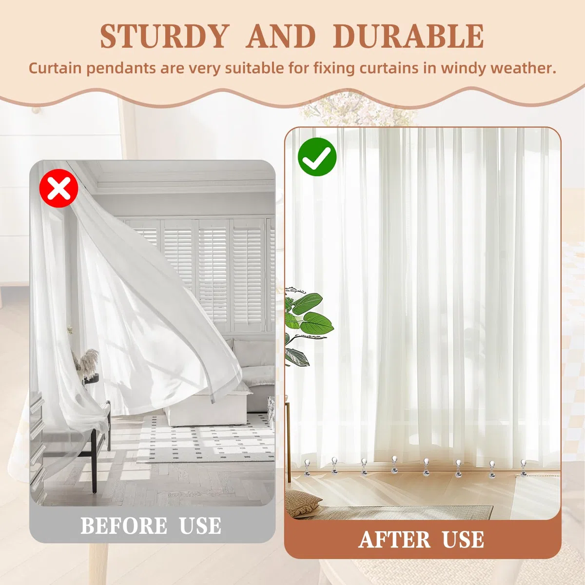 Sophisticate 8 unidades de pesas para mantel con clips, pesos para manteles para exteriores, resistentes al viento, bolas de peso para cortinas, exteriores, bodas, picnics, jardín, fiestas