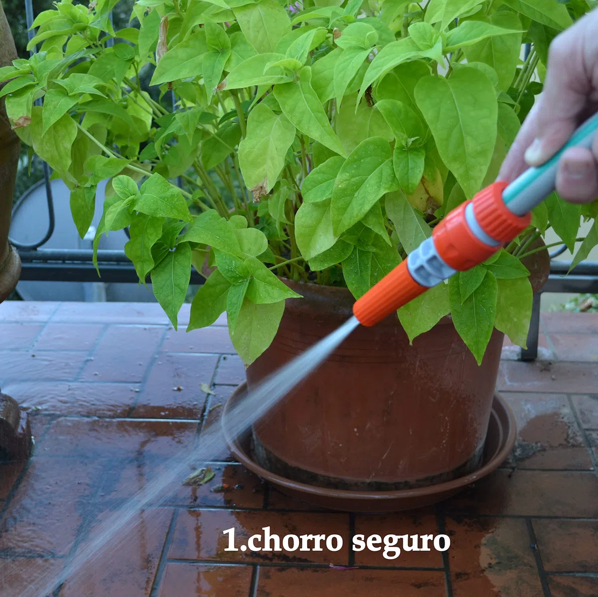 Siroflex 4550/AS Kit de Riego para Jardín con Lanza y Conectores Rápidos 1/2", Adaptador Grifo 3/4", Set Completo para Manguera, Made in Italy