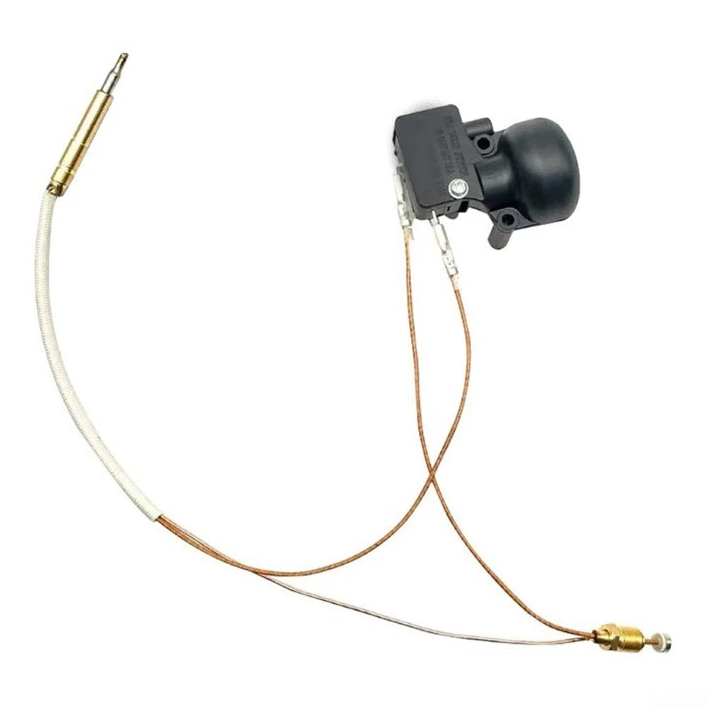 Lecreatekit Repuesto de calentador de patio, válvula de gas de control de calentador de patio al aire libre, termopar, interruptor de inclinación, accesorios para calentador al aire libre