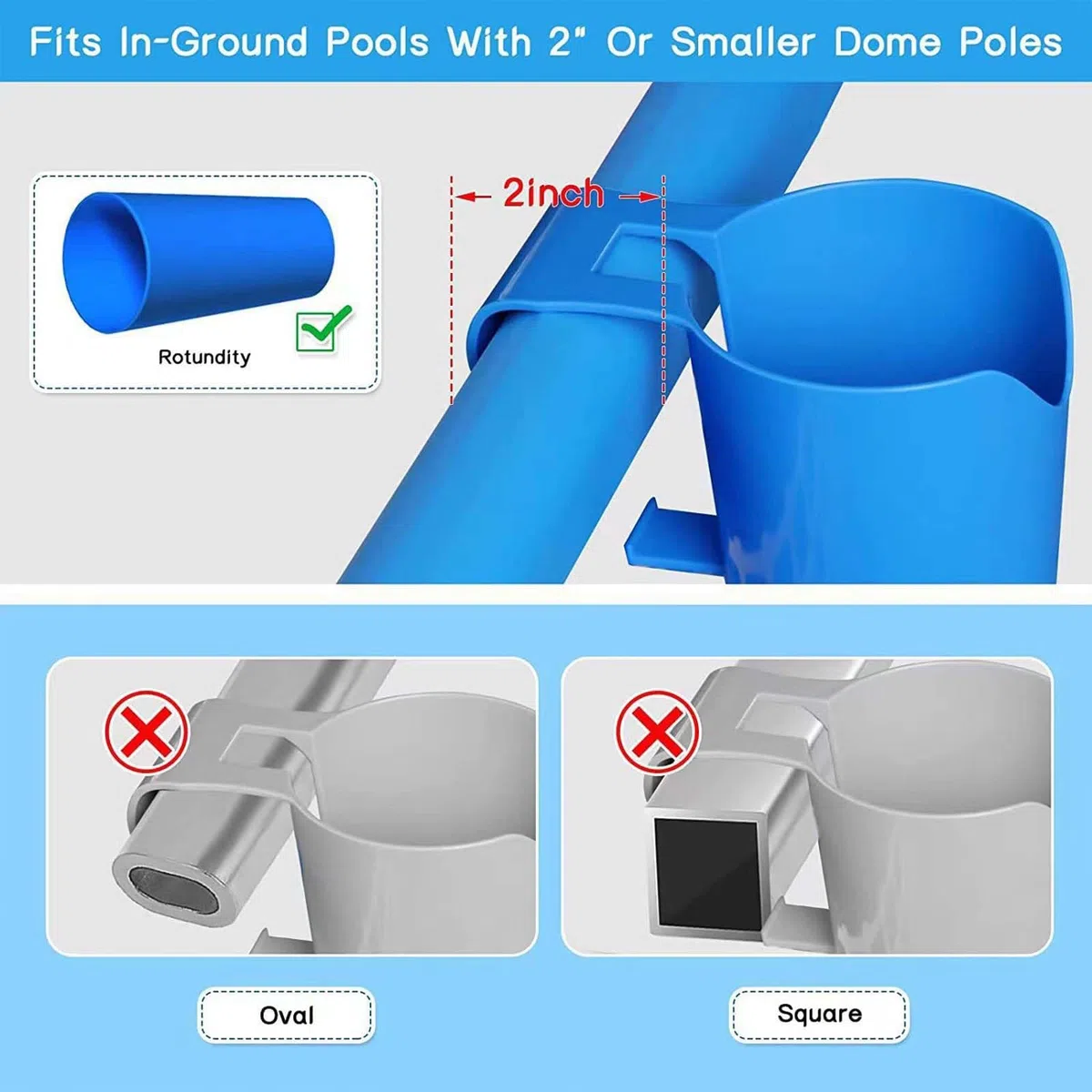 Portavasos Piscina, 3 Piezas Accesorios Piscina Soportes para Bebidas de Piscina, Accesorios Piscina Portavasos Colgante para Bebidas, Teléfonos Móviles, Llaves, Carteras