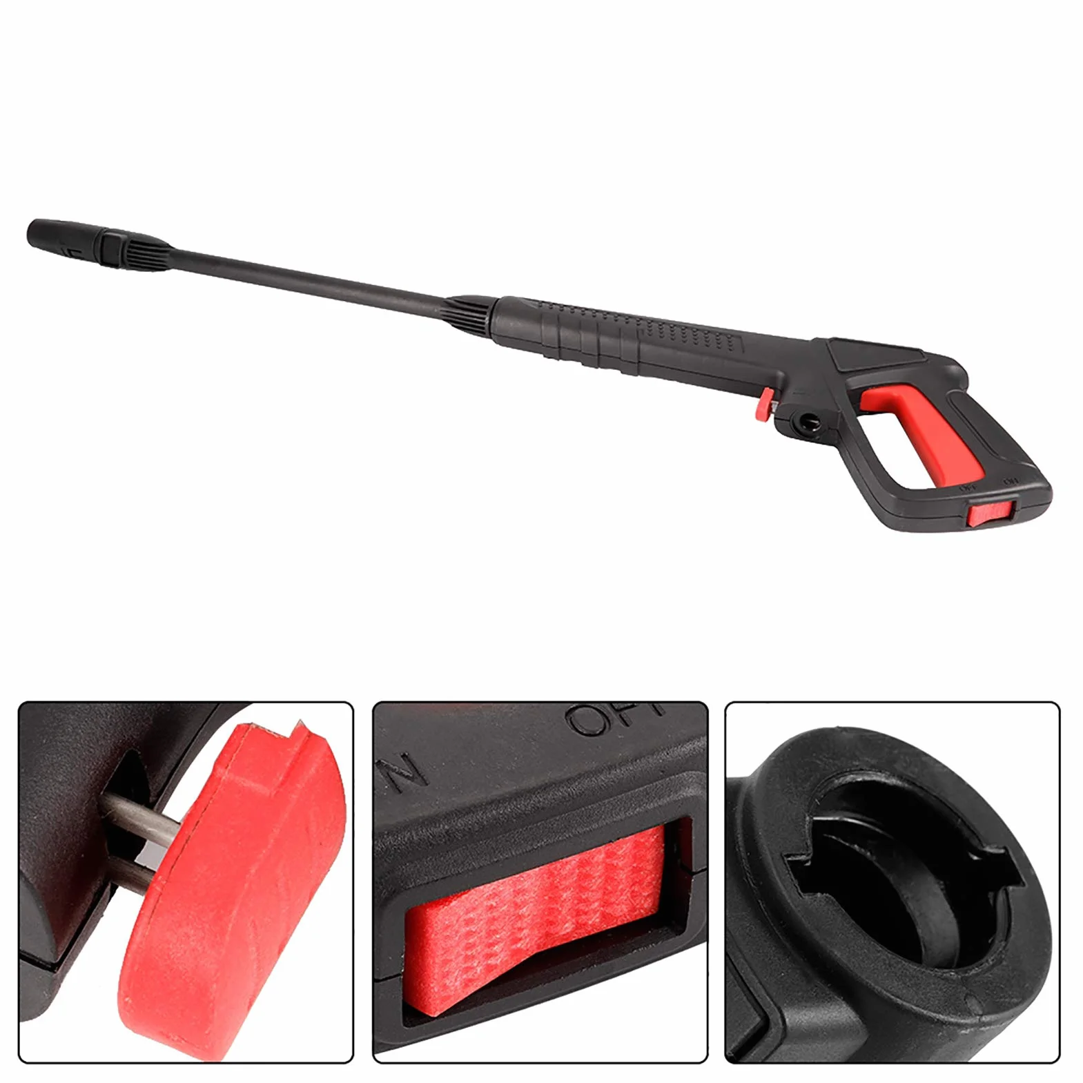Lavadora a presión, 16Mpa Lavadora de alta presión con pinza para chorro de agua en aerosol Apto para Bosch AQT Black & Decker