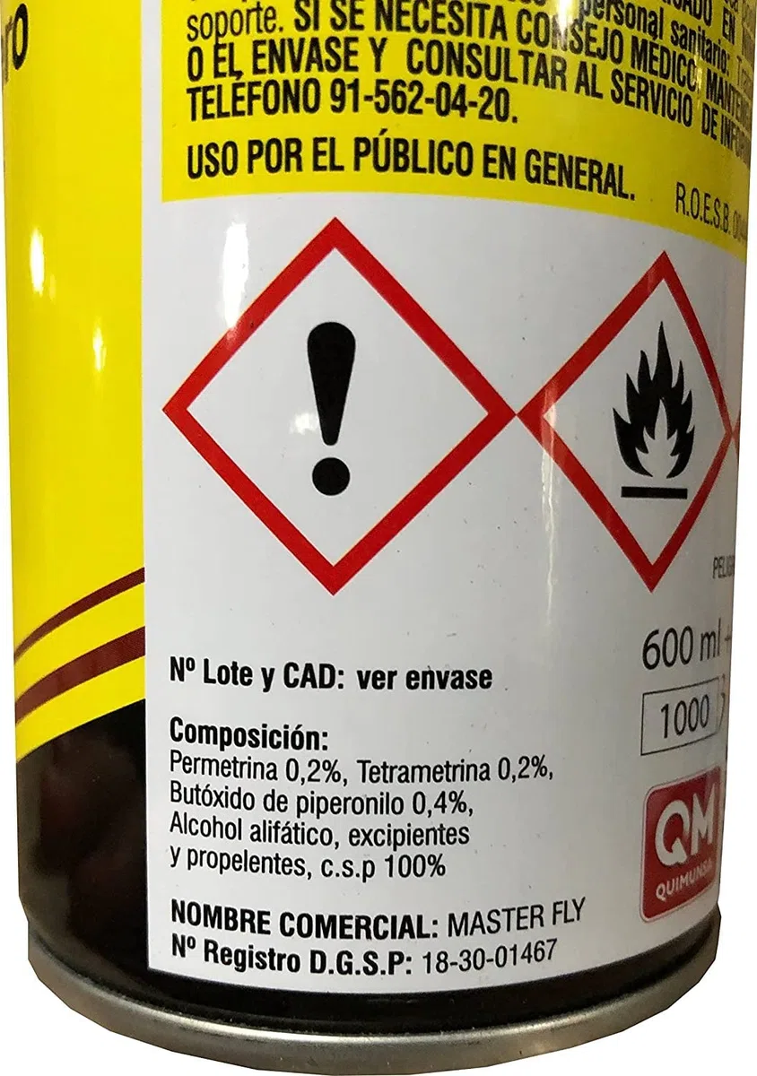 MASTERLAC | Masterfly Insecticida Para Avispas Y Avispones Asiáticos | Spray 750 Mililitros | Alcance De 4 Metros | Elimina Avisperos | Larga Duración