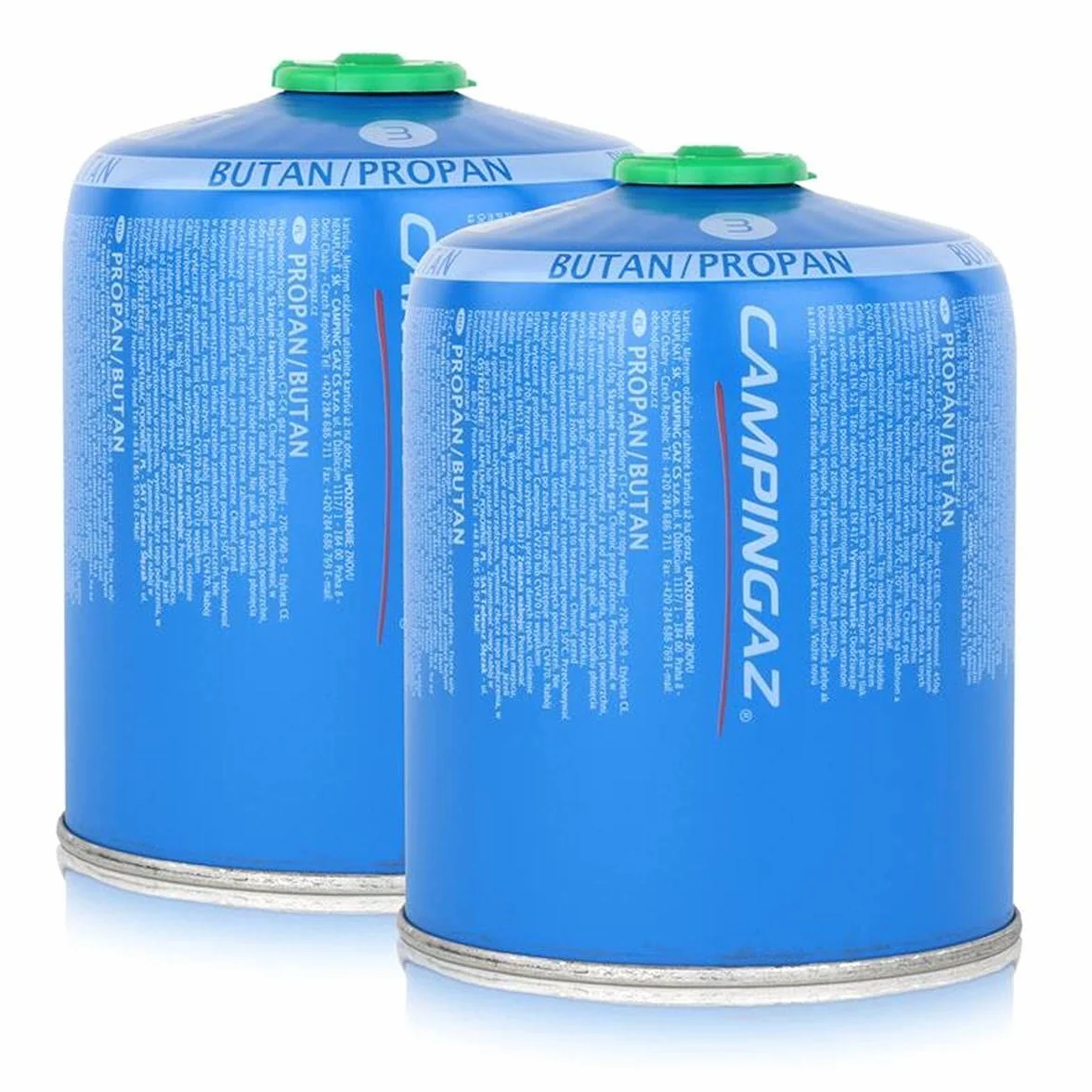 Campingaz CV470 Plus - Cartucho de gas butano/propano para válvula de gas (450 g, 2 unidades)