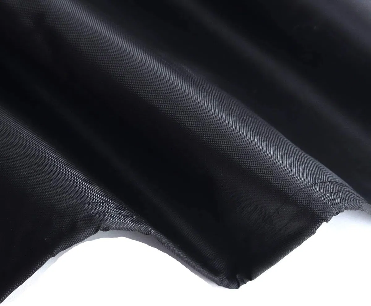 Cubrir Cubiertas Impermeables. Tejido Oxford 420D, Tumbona de jardín Negra. Tela Oxford en Muebles de jardín con balcón. para Proteger contra la Humedad, la Lluvia y la exposición.