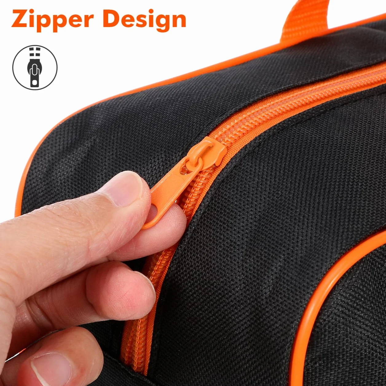 Bolsa de Herramientas para Barbacoa para Accesorios de Barbacoa, Bolsa de Almacenamiento portátil para Camping al Aire Libre y pícnic, espaciosa Bolsa Oxford con diseño Simple y Elegante