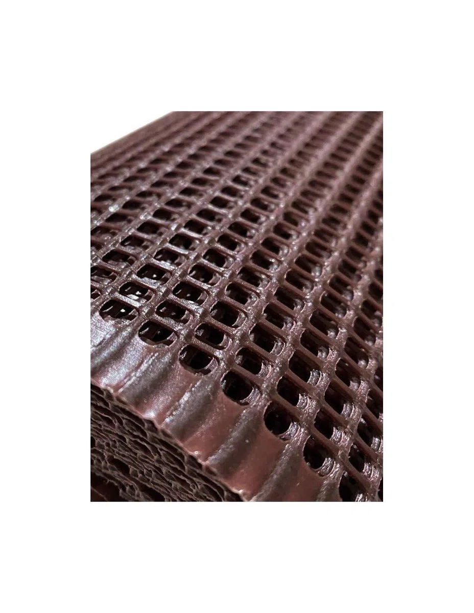 Jardin202 - Red de Plástico para Balcones y Terrazas | MARRÓN | Seleccione Medida y Cuadrado | 1x5 m (Cuadrado: 0,50 cm)