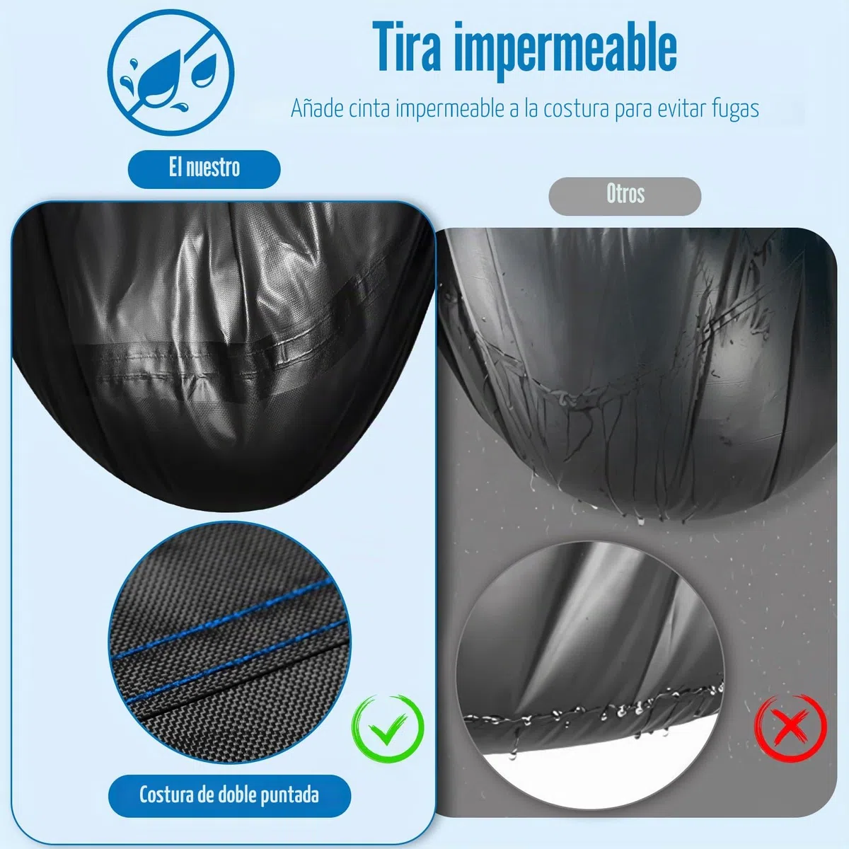 SIRUITON Funda protectora para bancos de 2 plazas, cubierta para banco de jardín, revestimiento resistente a los rayos UV en el interior, color negro, 131 x 69 x 65/89 cm