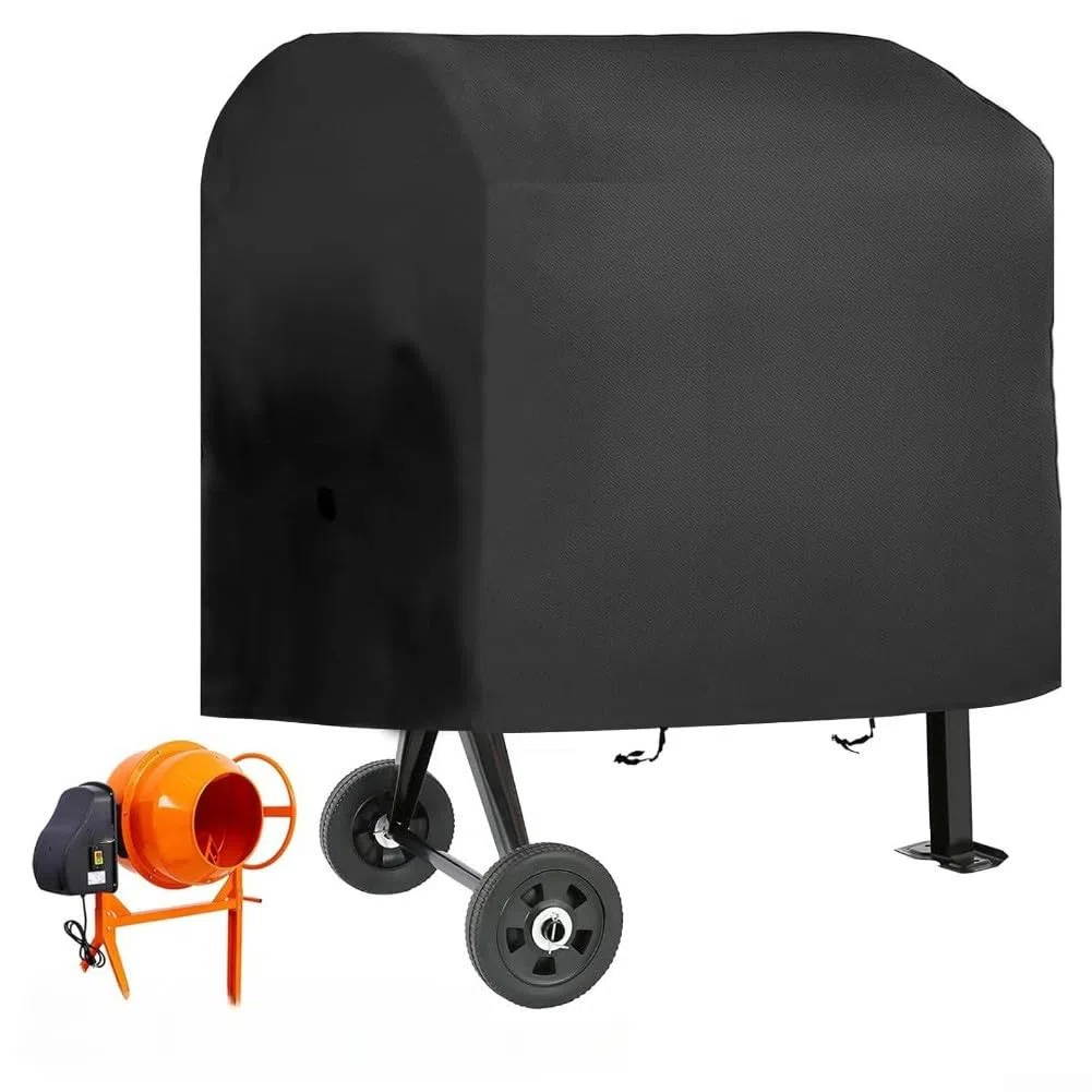 Cubierta para hormigonera fabricada con tela Oxford 210D 420D para protección a largo plazo contra la intemperie al aire libre (420D)
