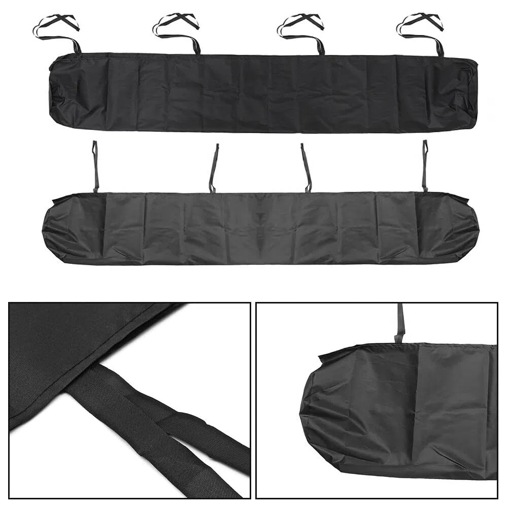 Cubierta impermeable de repuesto para toldo de patio, protección solar, a prueba de polvo, bolsa de almacenamiento con cuerda para jardín al aire libre