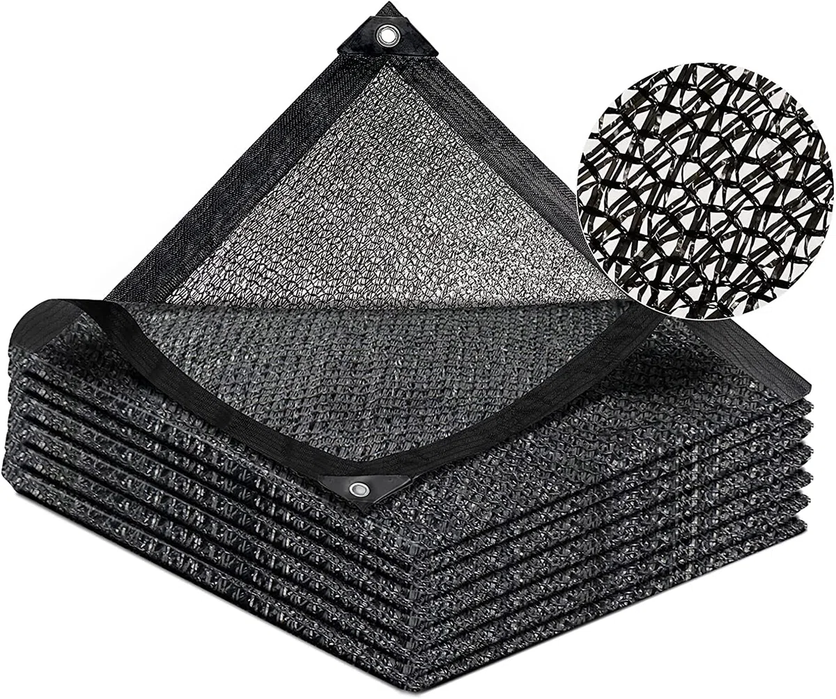 LATERN 40% Tela de Sombra con Ojales, 2m x 6m Malla de Jardín Lona de Sombra Red de Parasol de Hdpe Red Resistente a Los Rayos UV para Cubierta de Invernadero Patio Planta Flor Gallinero Cochera