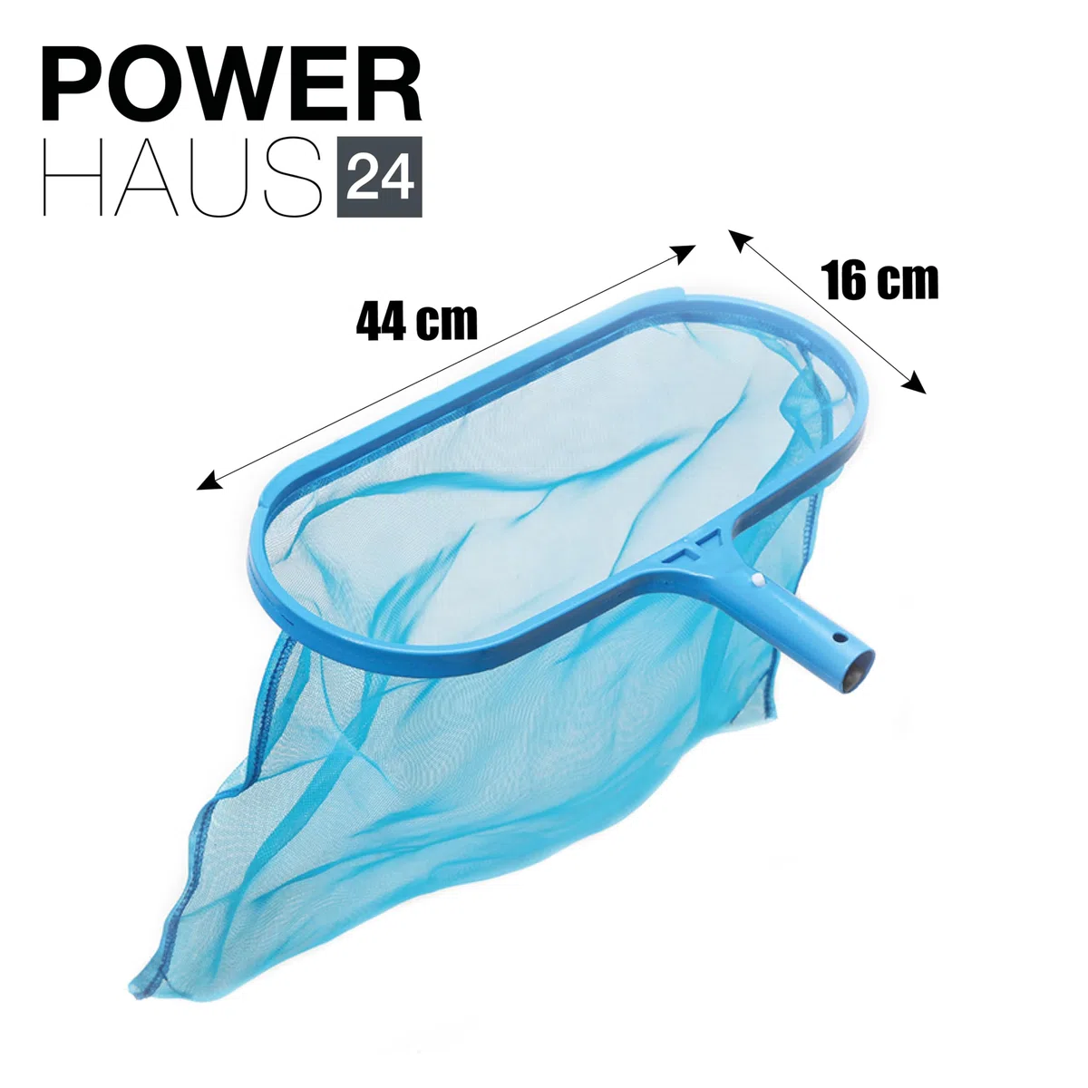 POWERHAUS24 Sacadera Set, Hojas de y Suelo Plus Aluminio telescópico Barra 3 cm de diámetro, 2 Piezas, Barra Extensible hasta Aprox. 120 cm, Muy Estable, Top Calidad.