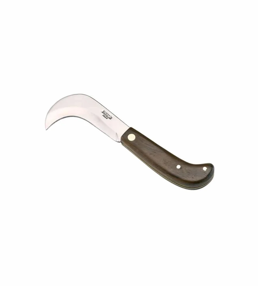 AUSONIA - 33089 PODADERA CON HOJA DE ACERO INOXIDABLE Y MANGO DE MADERA DE 18 CM