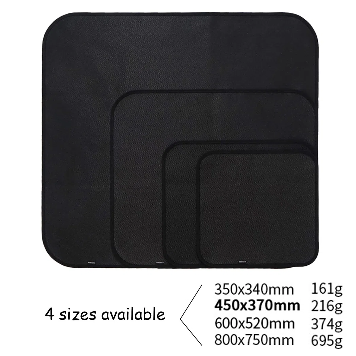 Fire Pit Mat, 60*52CM Alfombrilla para Fogata Estera para Hogueras Resistente al Fuego, Protector Ignífugo para Cubierta Césped Hierba, Adecuado para Quemador de Leña Barbacoa Camping Exterior, Negro