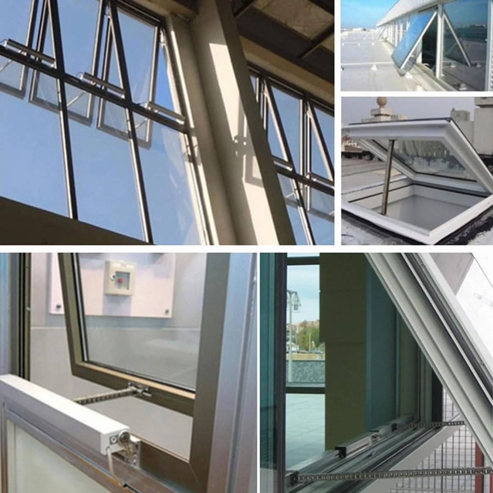 Abridor automático de ventanas con mando a distancia, carrera ajustable para tragaluz, invernadero, ventilación de techo