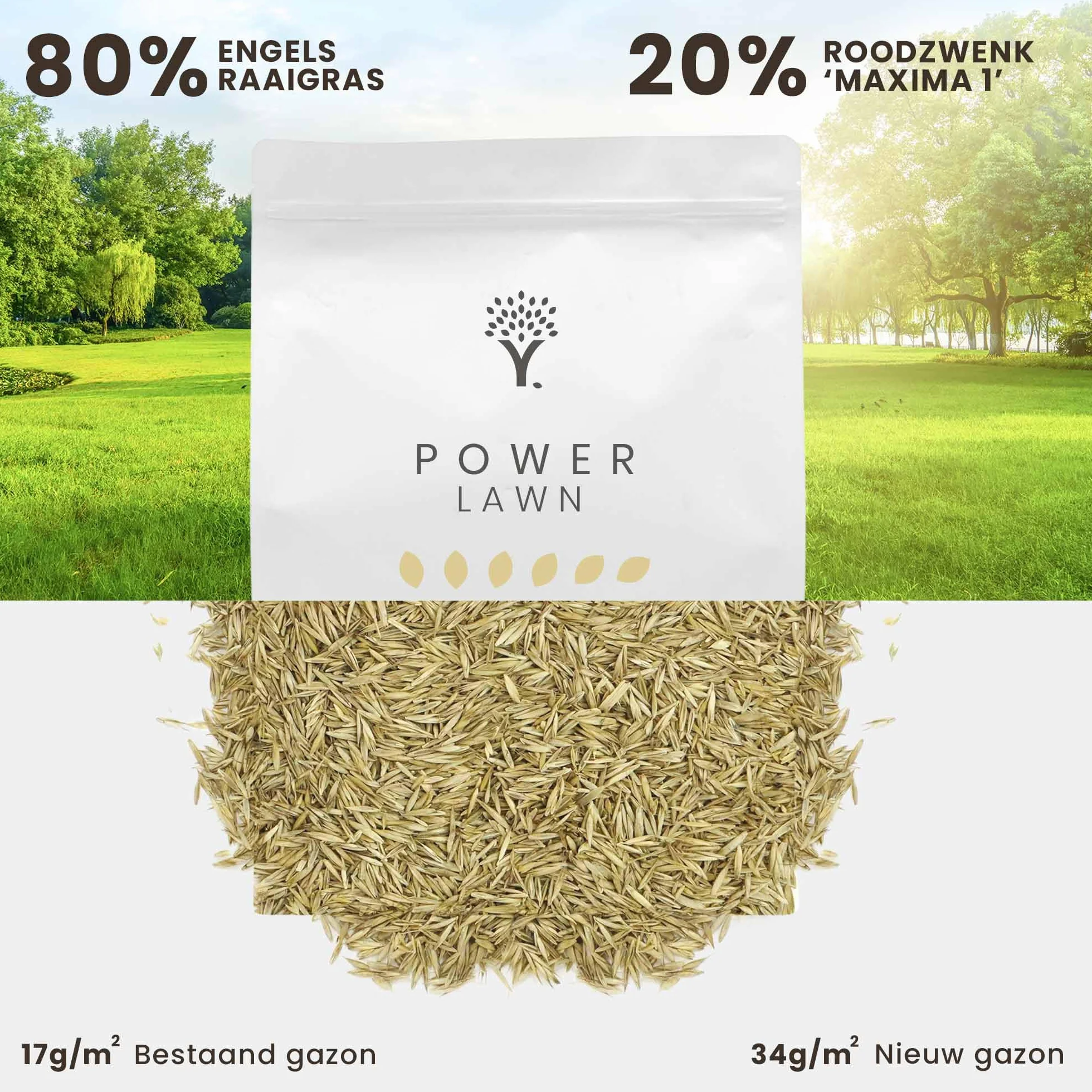 MOOWY Power Lawn 50m²