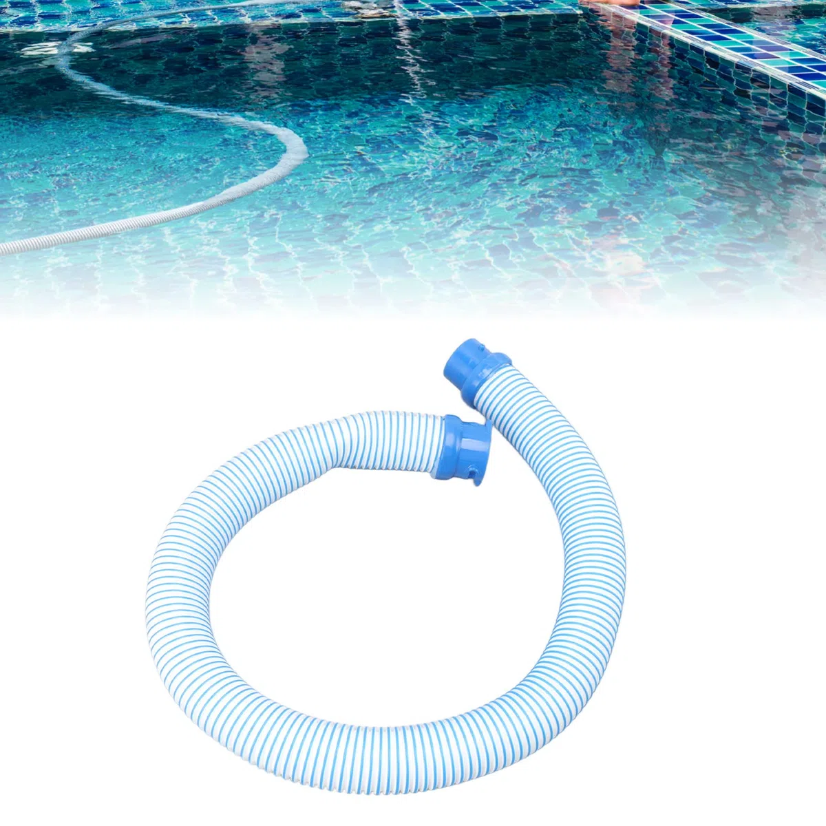 Fdit Manguera de Aspiradora para Piscina, Manguera de Bloqueo para Limpiador de Piscina, Accesorio de Extensión de Aspiradora de Repuesto para Zodiac X7 T3 T5 MX6 MX8 R0527700