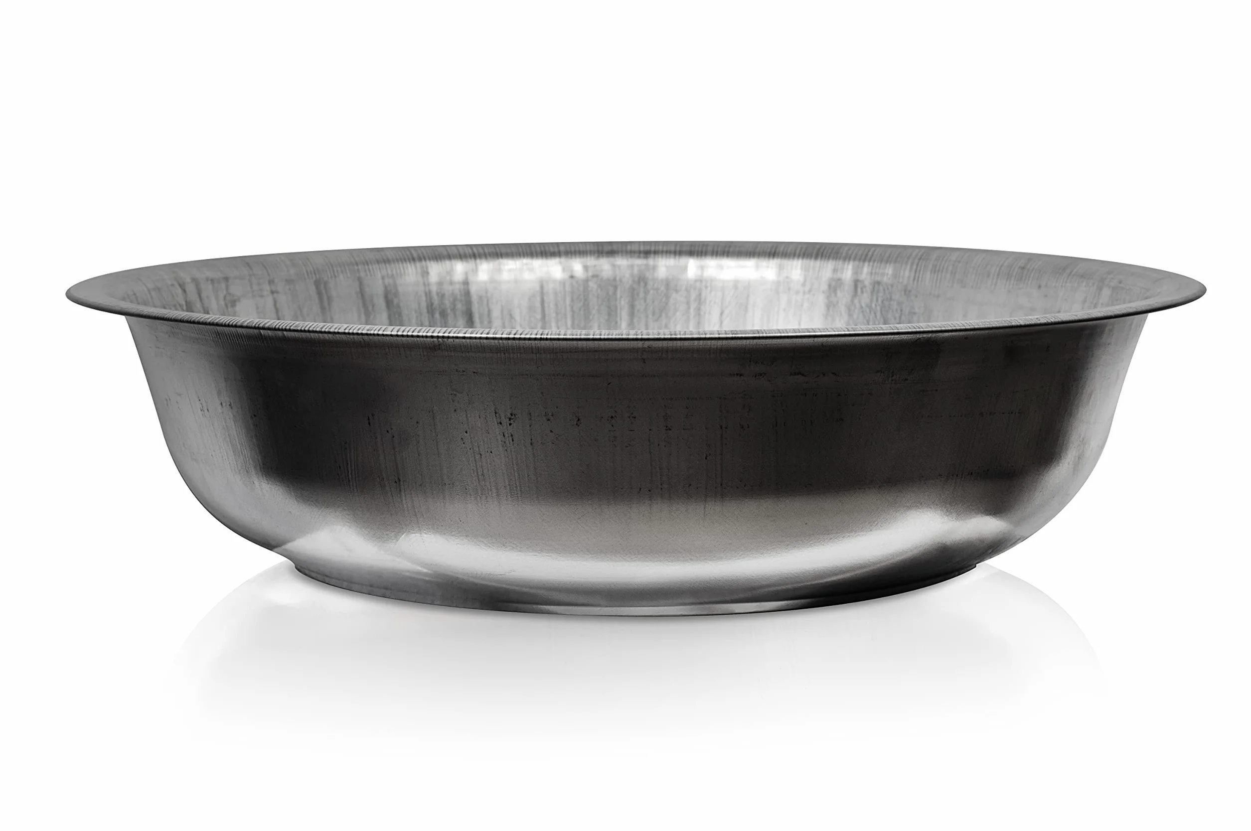 Cuenco galvanizado para plantar, decoración de jardín, exterior, mini estanque, balcón, mini estanque, 31 cm