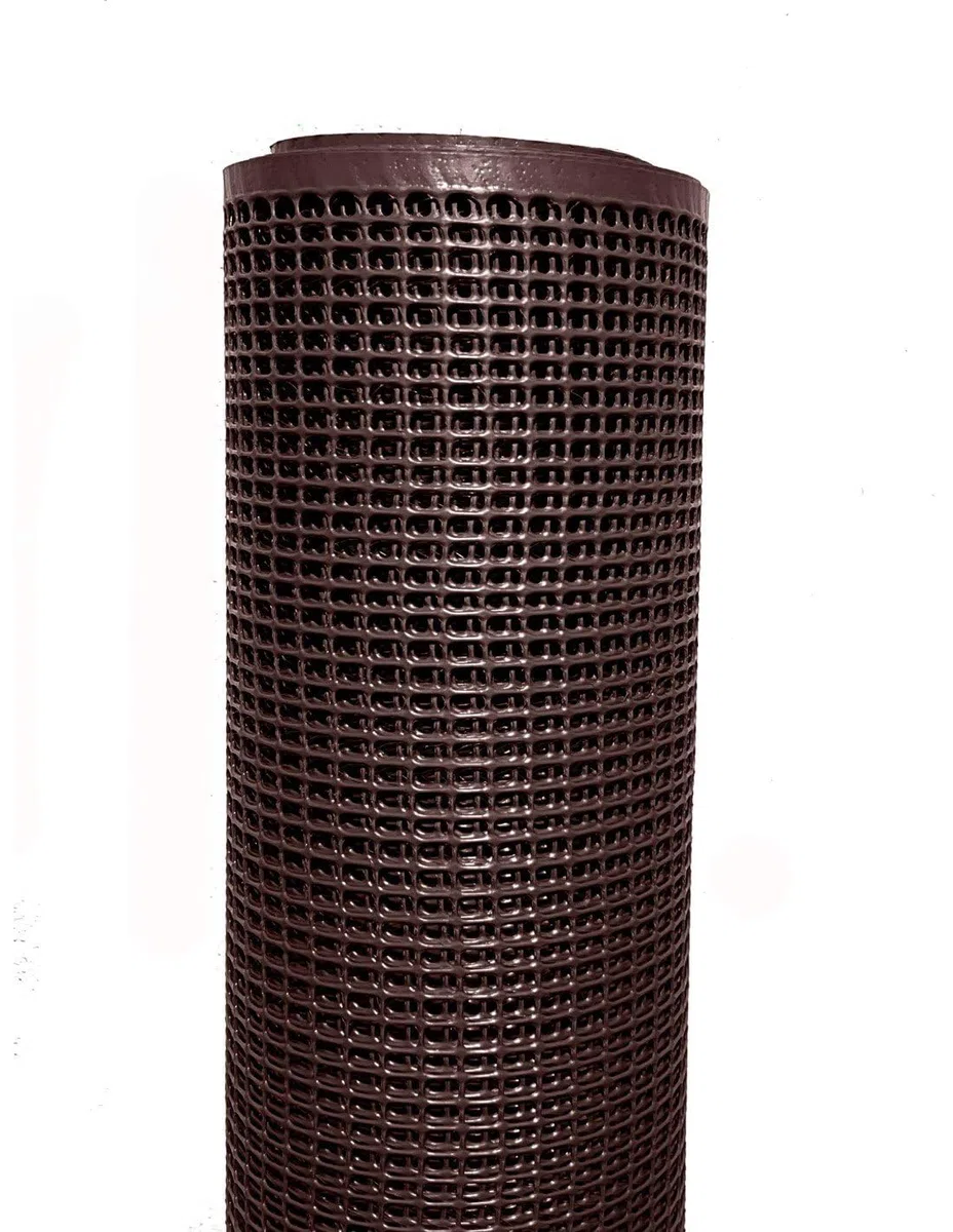 Jardin202 - Red de Plástico para Balcones y Terrazas | MARRÓN | Seleccione Medida y Cuadrado | 1x5 m (Cuadrado: 0,50 cm)