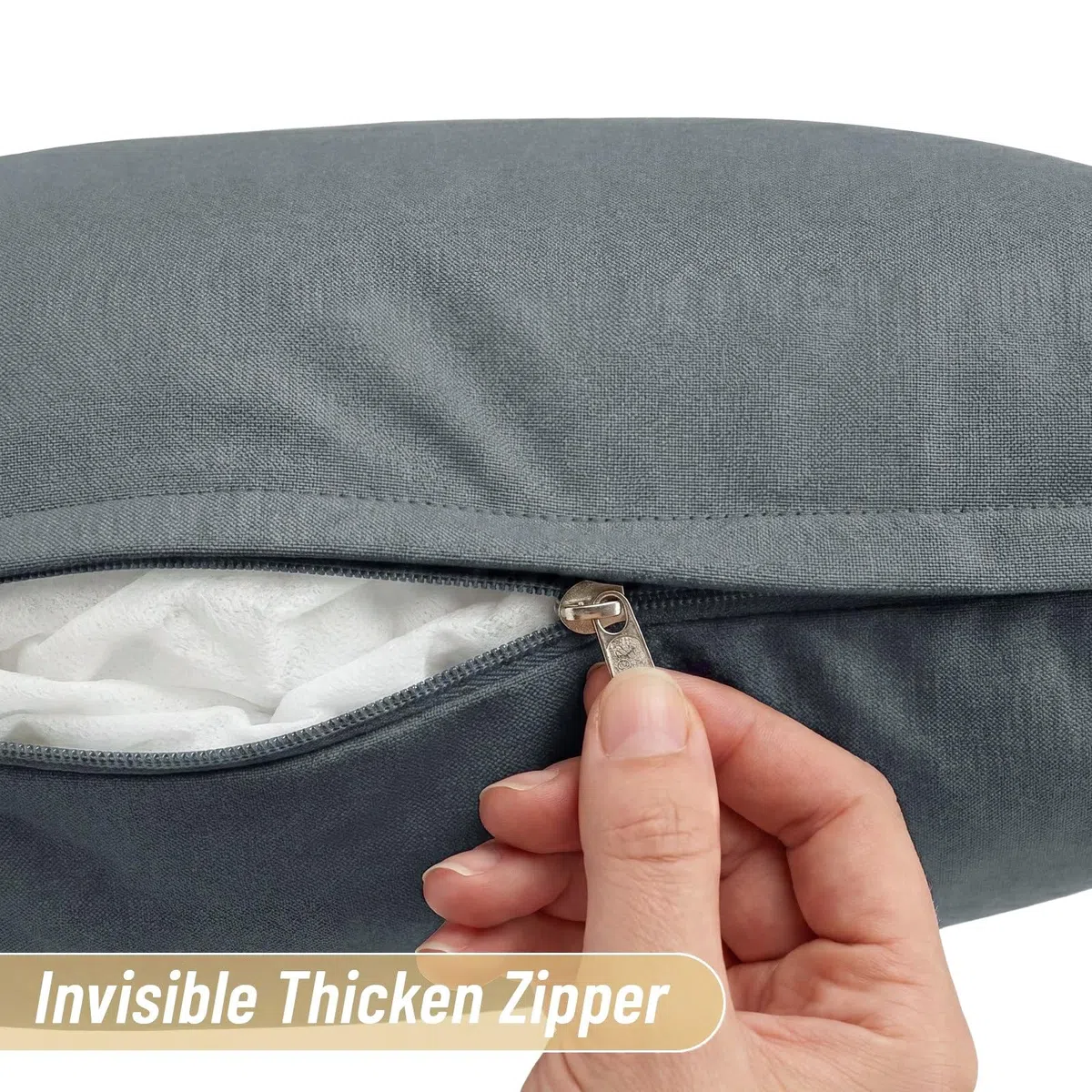 Genérico Fundas de Cojín para Patio Exteriores con Cremallera, Impermeables Cubiertas Cojines para Sofá Seccional, Silla y Sofá de Mimbre(Beige,60x70x8cm)