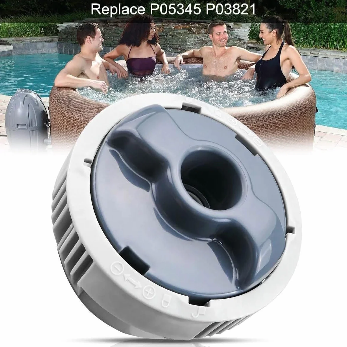 Sistema dispensador de Cloro químico para LayZSpa,Bestway P05345 P03821 ChemConnect Dispensador químico Chem Connect para Piscinas de hidromasaje