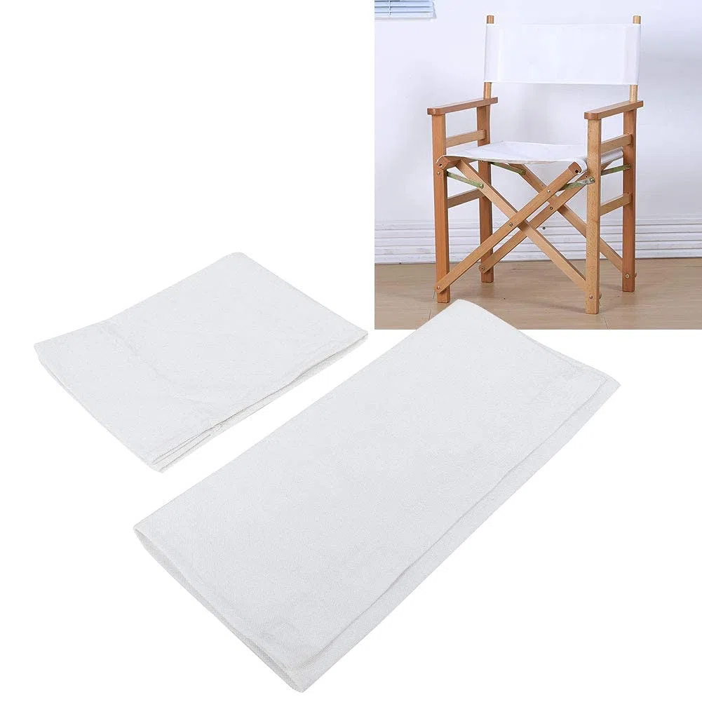 Fundas Silla Director, 1 juego de reemplazo de lienzos de silla, tela de reemplazo de lienzo para silla de director, funda informal para silla de director, suministros para el hogar, accesorios para