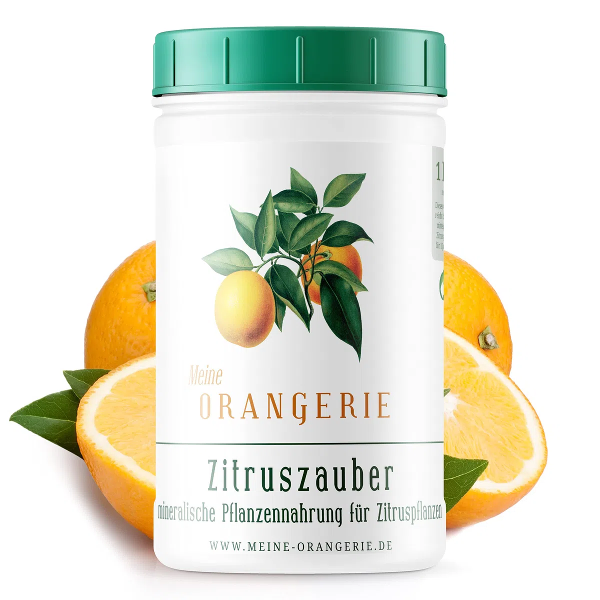 Meine Orangerie Fertilizante cítrico para todas las plantas cítricas [1 kg] – Abono para plantas premium – Fertilizante profesional cítrico para limonero, naranjo, lima y muchos más (1000 gramos)
