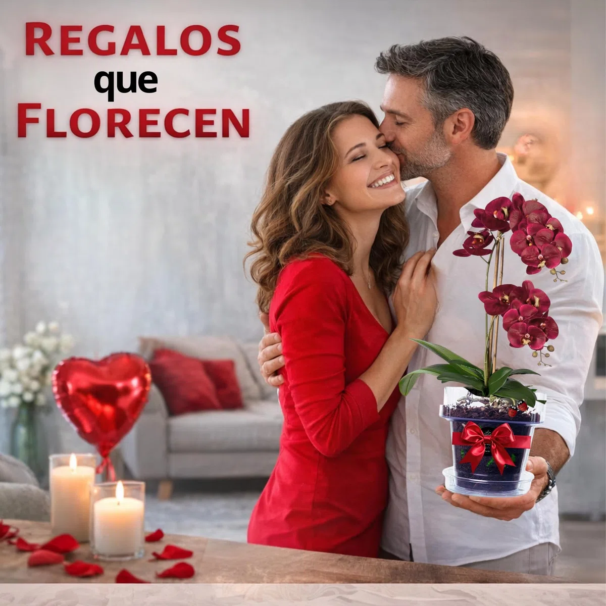 Maceta orquidea Transparente Redonda Ø17 cm + Plato | Maceta Transparente orquidea | Agujeros Drenaje, Efecto Vidrio | Maceta para orquídeas | Hecha en España-Modelos a Elegir